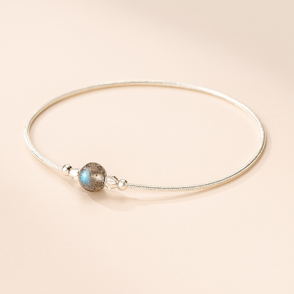 Champagne Glow Beaded Bracelet