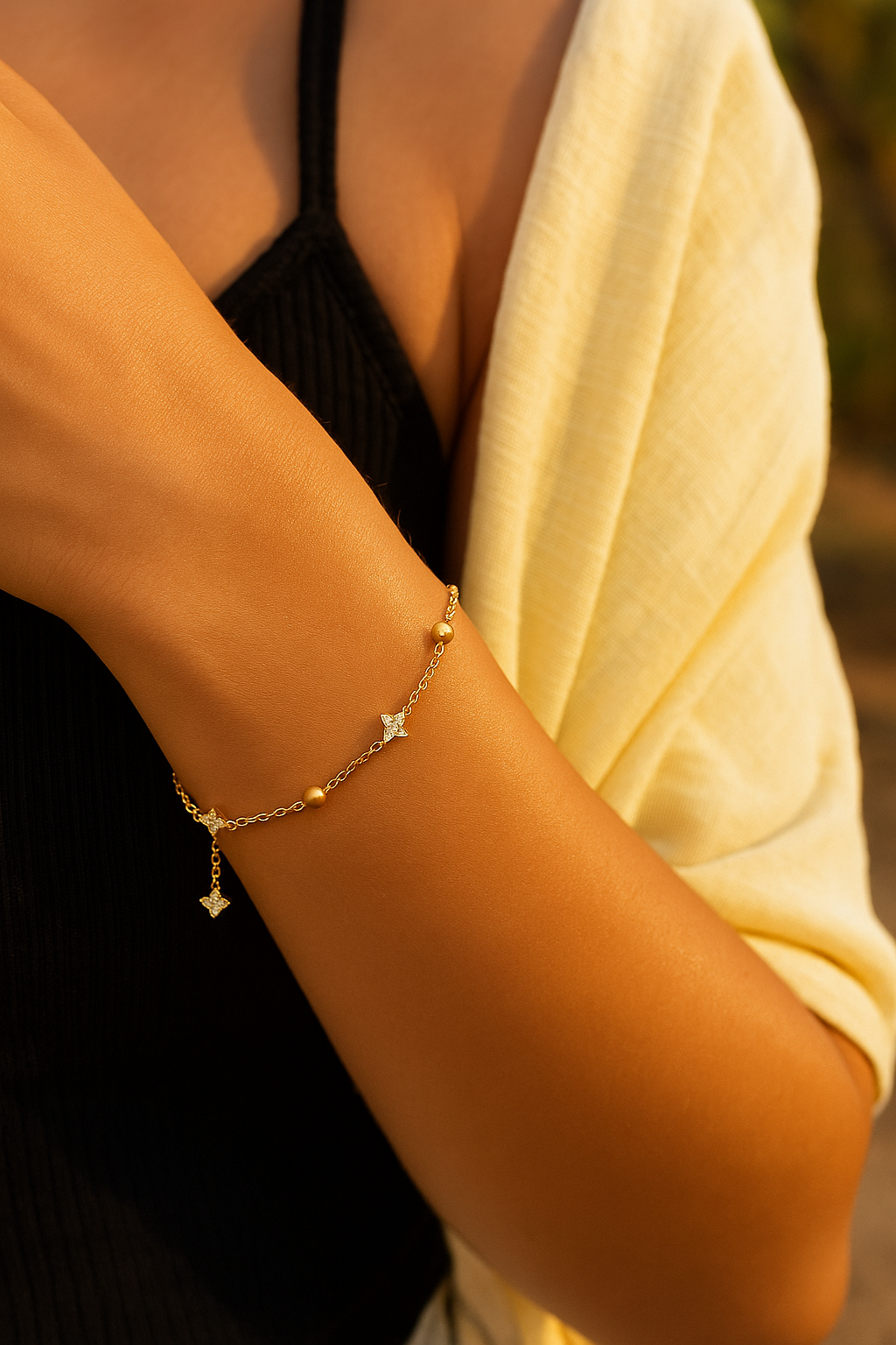 Lunar Stone Sleek Bangle