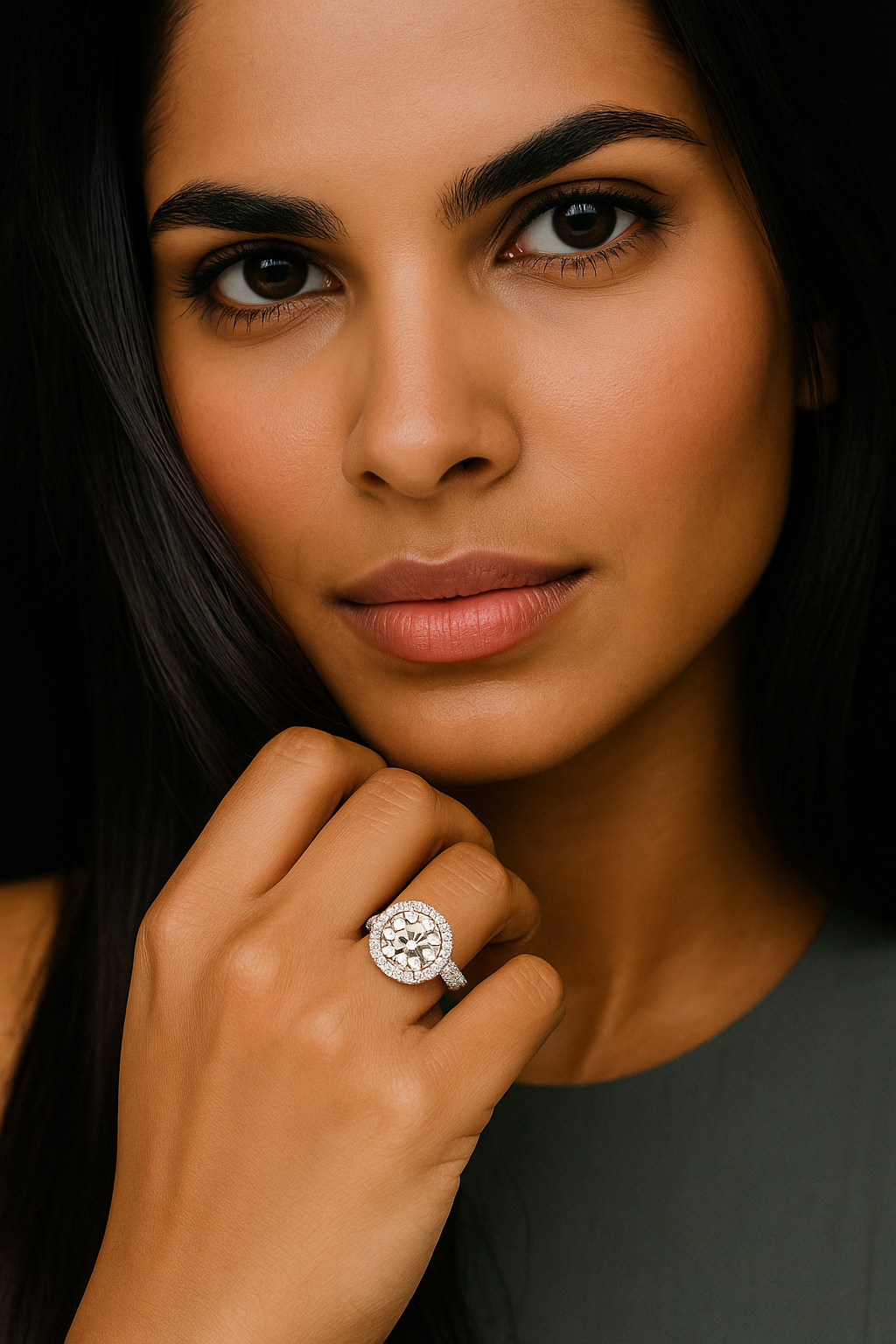 Diamond Halo Ring