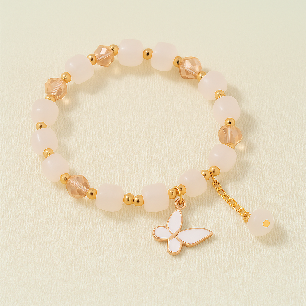 Golden Butterfly Glow Bracelet