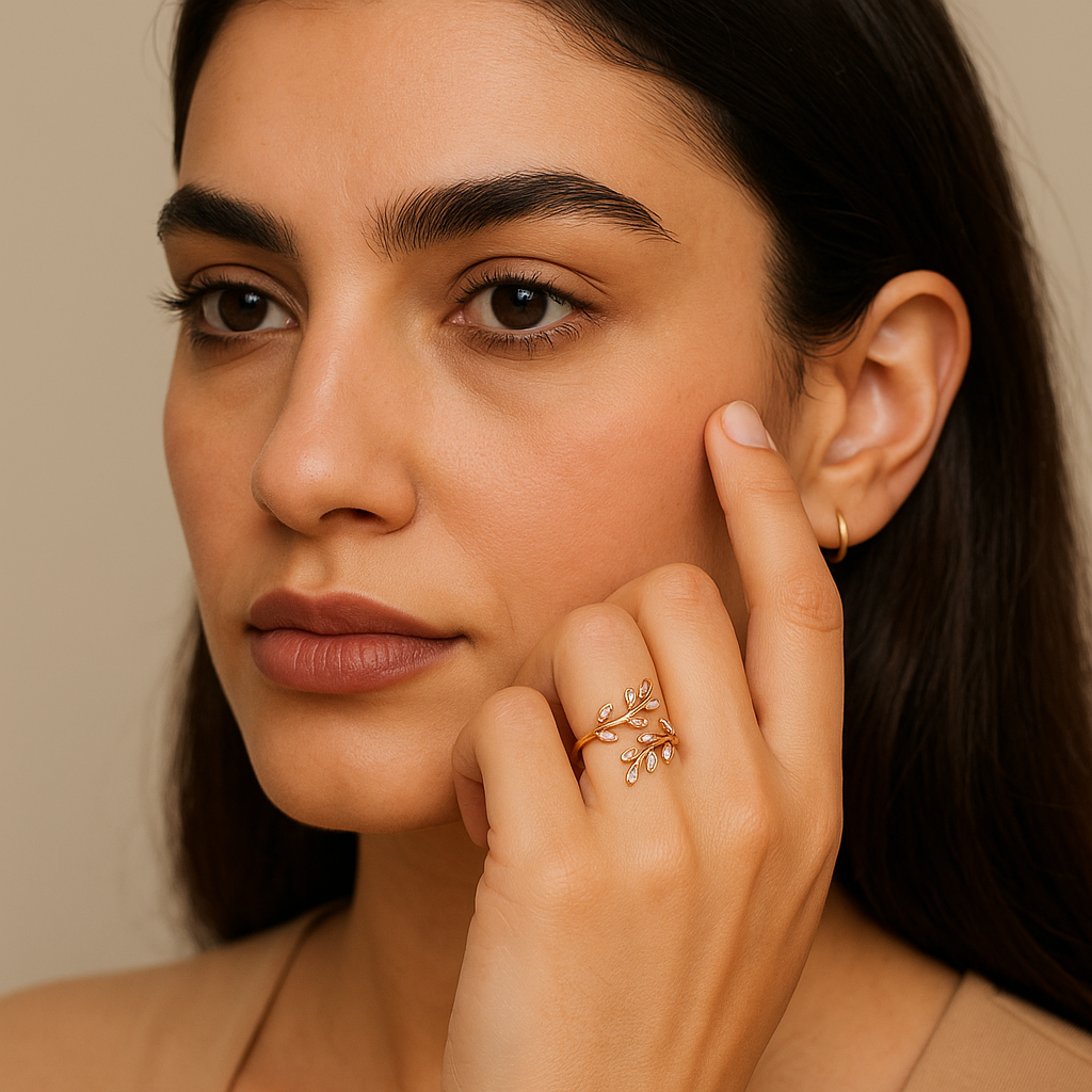 Branch Diamond Wrap Ring