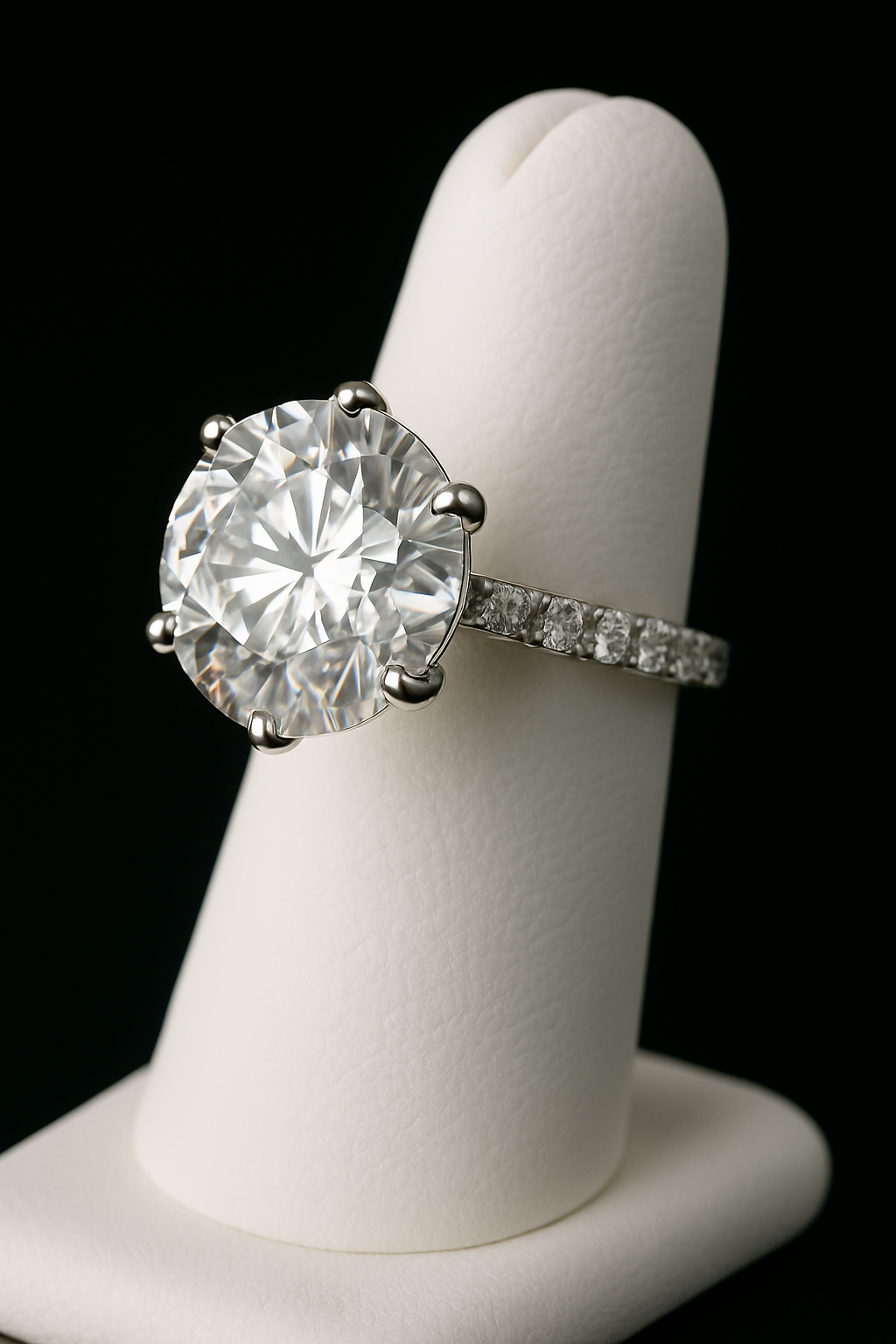 2.21ctw Natural Diamond Engagement Ring | 14K White Gold