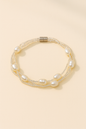 Ocean Pearl Twine Bracelet