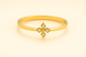 Golden Cross Diamond Ring