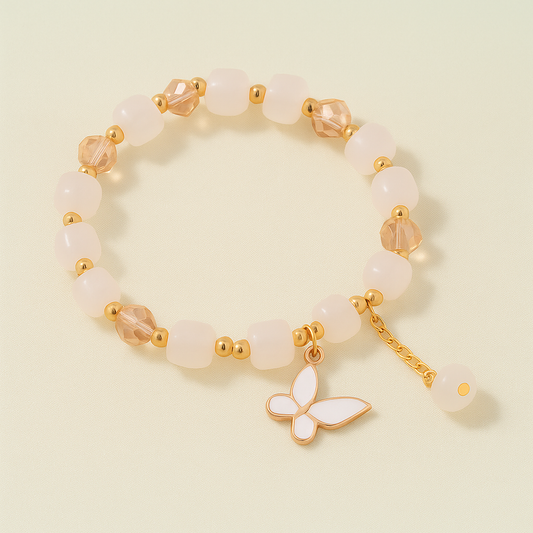 Golden Butterfly Glow Bracelet