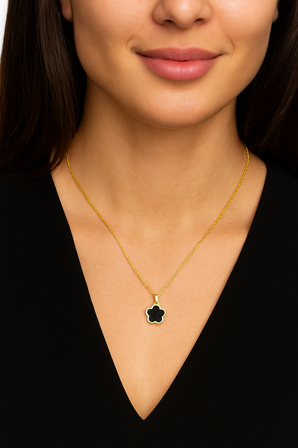 Black Clover Gold Necklace