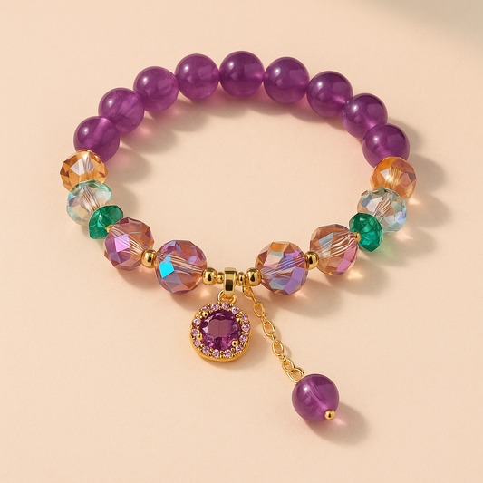 Amethyst Carnival Sparkle Bracelet