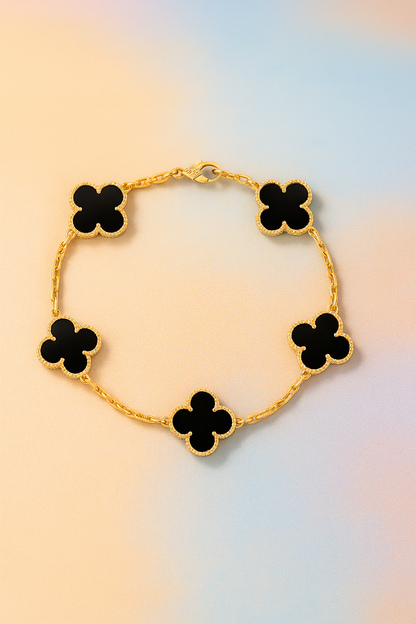 Noir Clover Elegance Bracelet