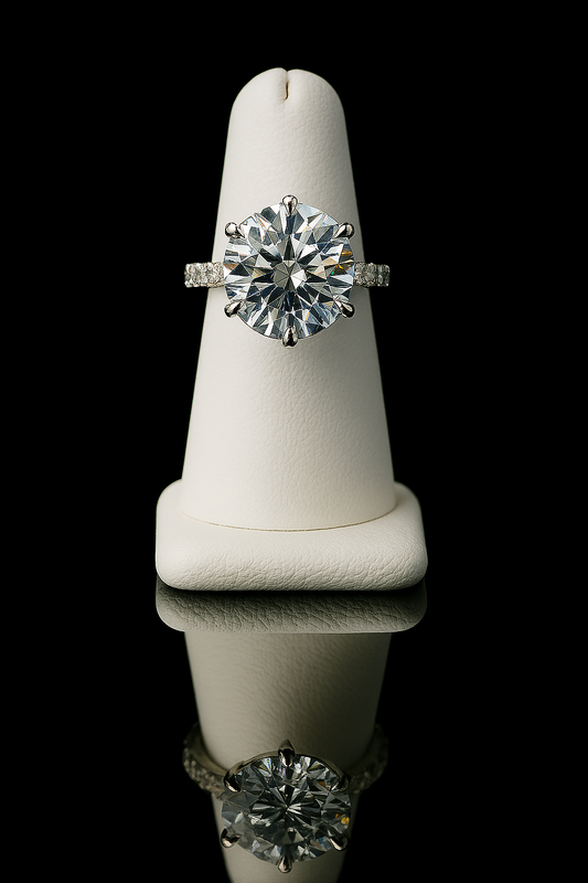 2.21ctw Natural Diamond Engagement Ring | 14K White Gold