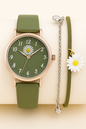 College wind quartz watch