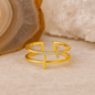 Double Cross Pavé Ring