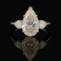 The Regal Teardrop – 2 Carat Pear-Cut Lab Grown Diamond Ring in 14k Gold