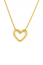 Minimalist Gold Heart Necklace