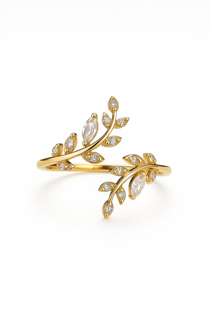 Branch Diamond Wrap Ring